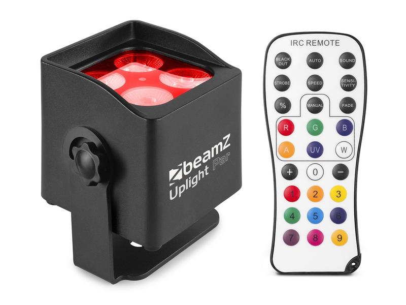 BeamZ Bodenstrahler BBP44 Mini Uplight Par Akkubetriebener LED-Bodenstrahler