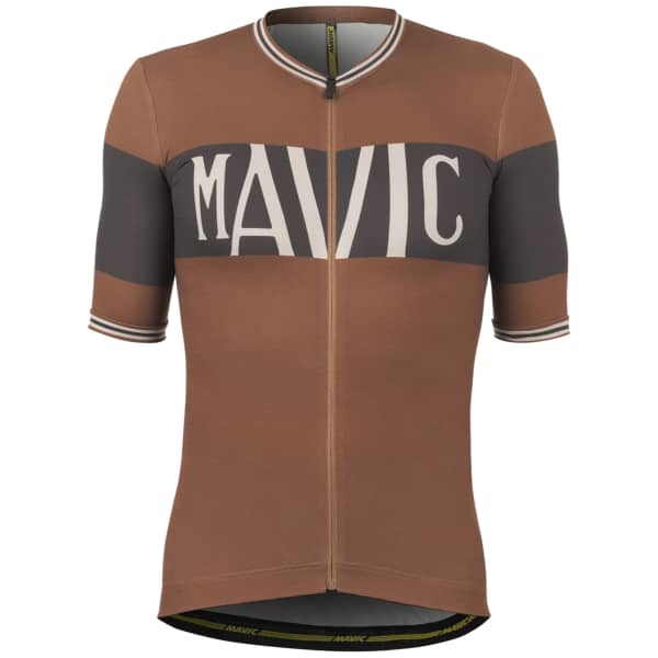 Maillot vélo MAVIC HERITAGE JERSEY BRONZE BLACK