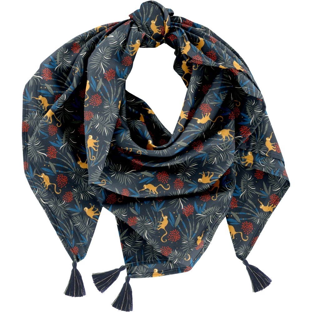 Foulard Pompon Jungle Party