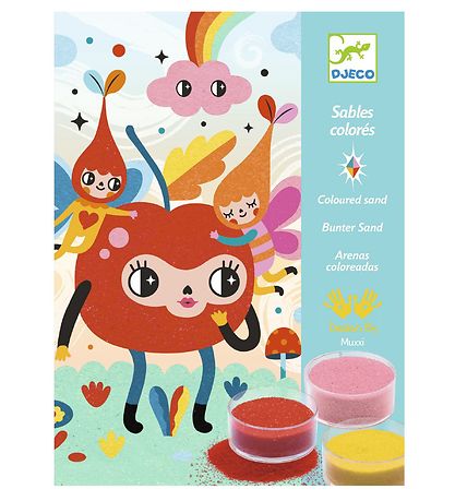 Djeco Farvet Sand - DeliciouSlå Cute