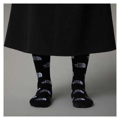 2 Paires de Chaussettes The North Face Everyday Mi-Mollets Noir/Blanc (x2)