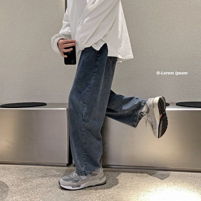 Lorencho - Wijde denim broek