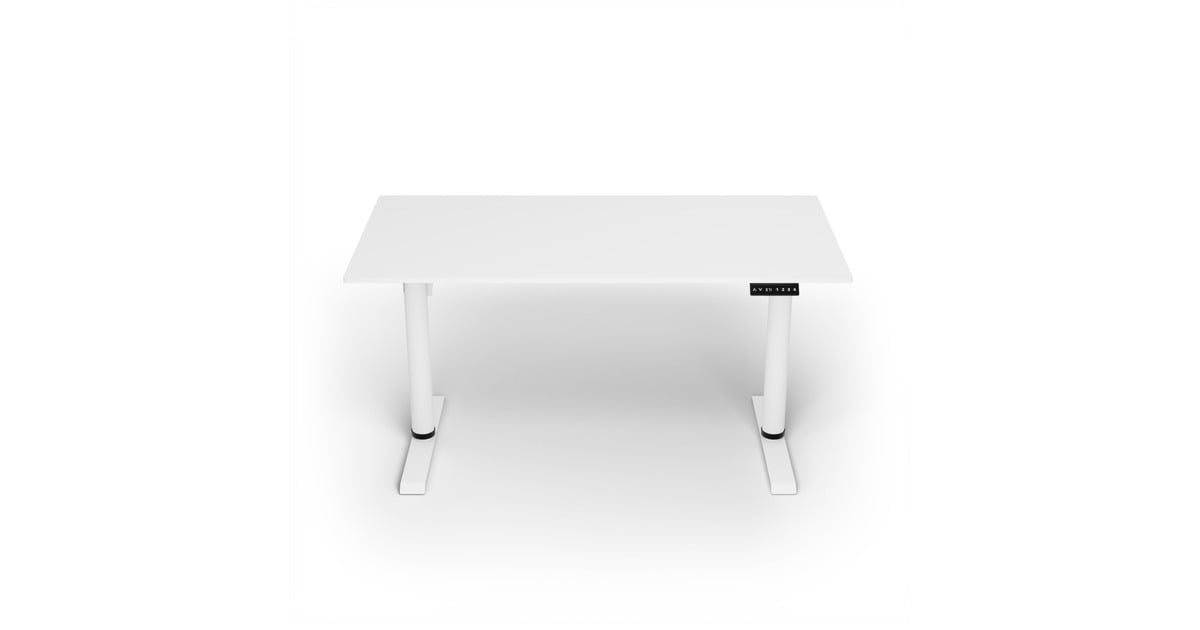 ArozziArena Nordico Sit/Stand Desk - White gaming desk  (Zwart)