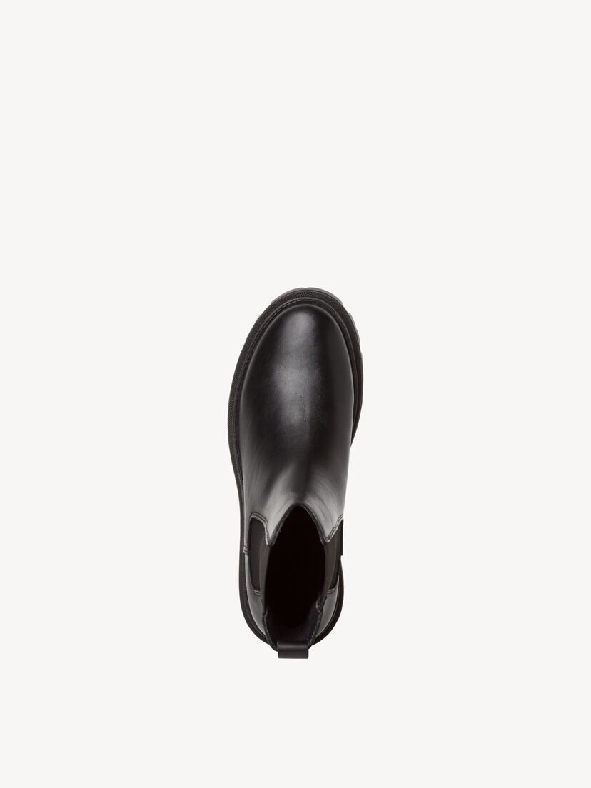 Leren Chelseaboot - zwart