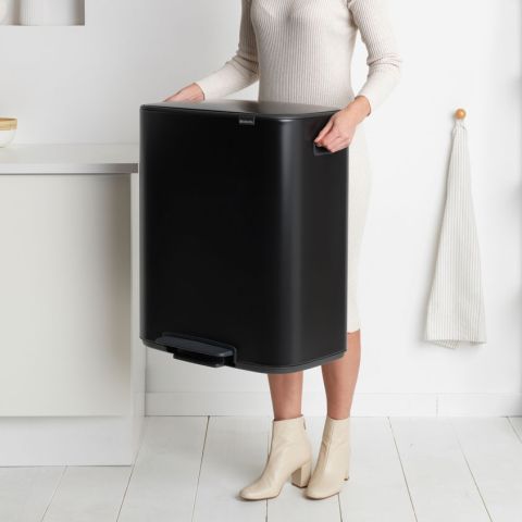 Bo Pedaalemmer，met 1 binnenemmer, 60L - Matt Black