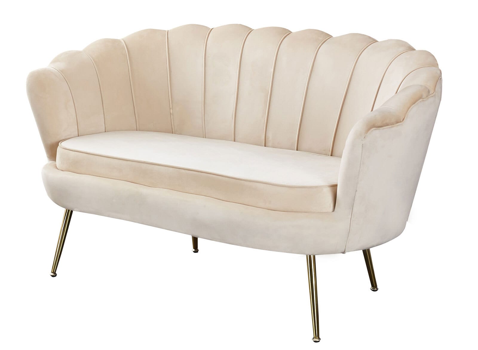 Sofa 2-Sitzer beige