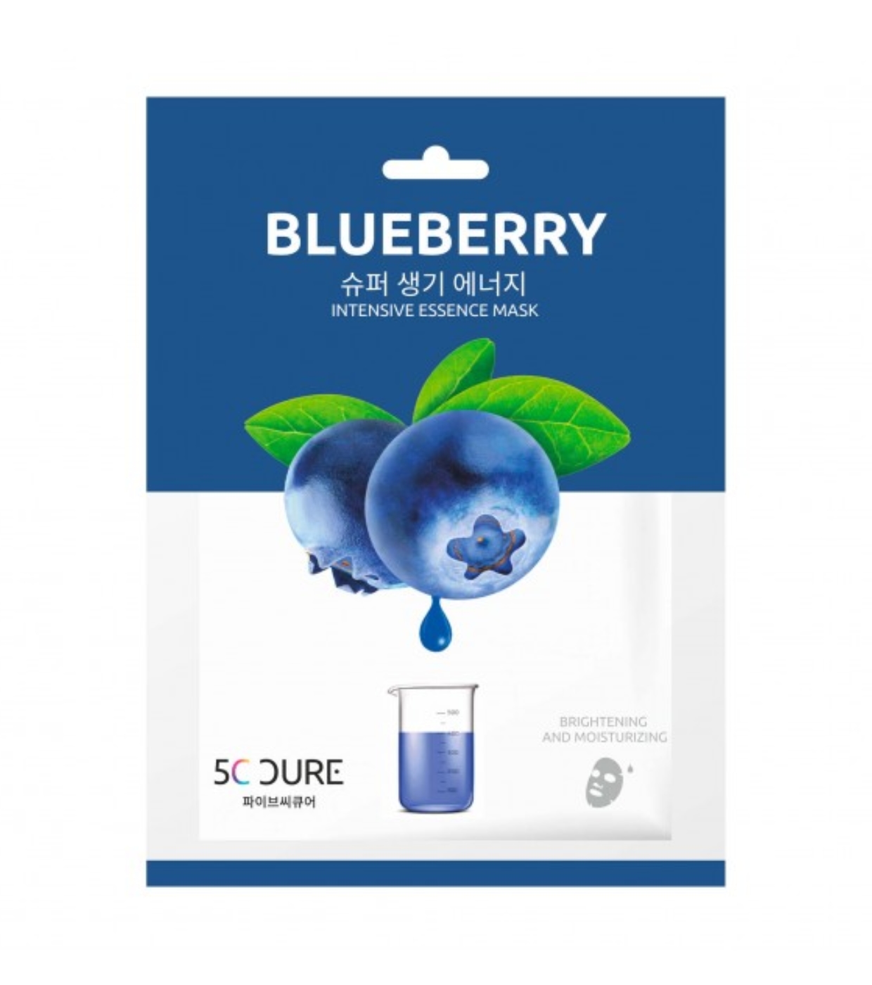 Jkosmec - *5C Cure* - Máscara facial iluminadora - Blueberry