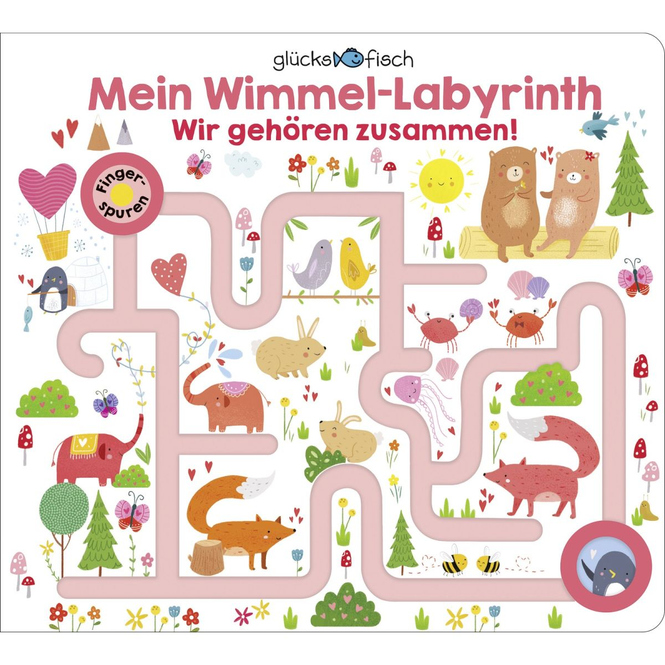 Glücksfisch - Mein Wimmel-Labyrinth - Wir gehören zusammen!