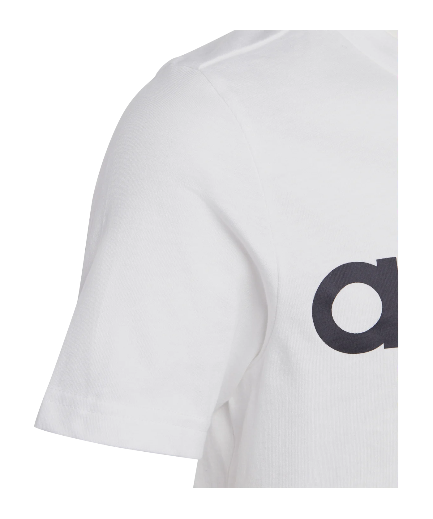 adidas Essentials Linear Logo Cotton T-Shirt Kids Weiss
