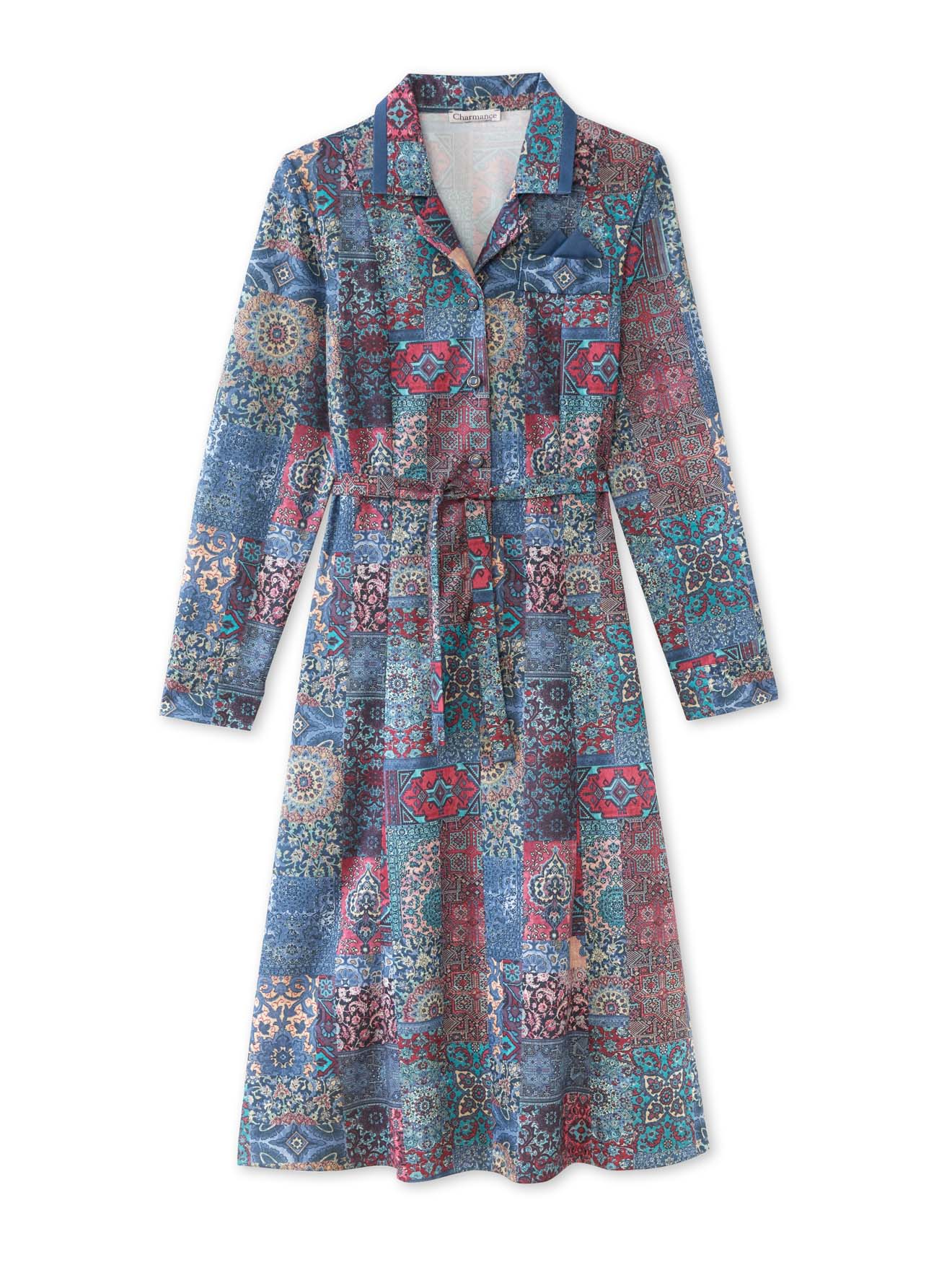 Robe en maille bien chaude