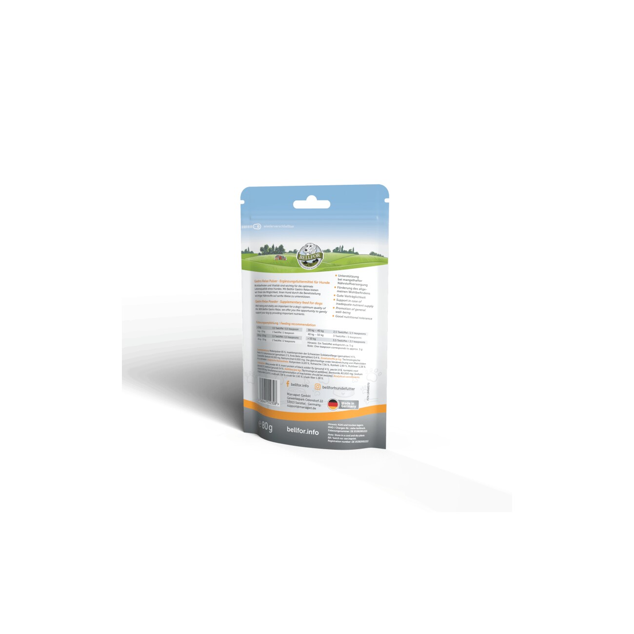 Bellfor Gastro Relax Pulver - 80g