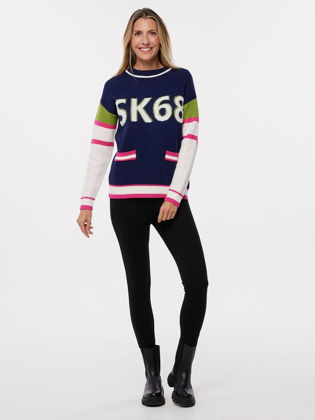 Pullover mit Intarsienstrick