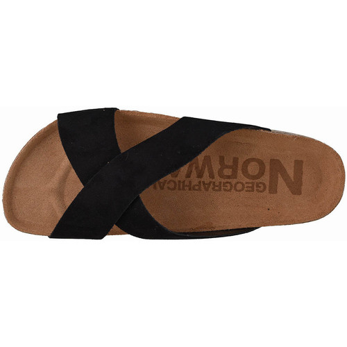Geographical Norway - Sandalias Bios Tiras Cruzadas Negro