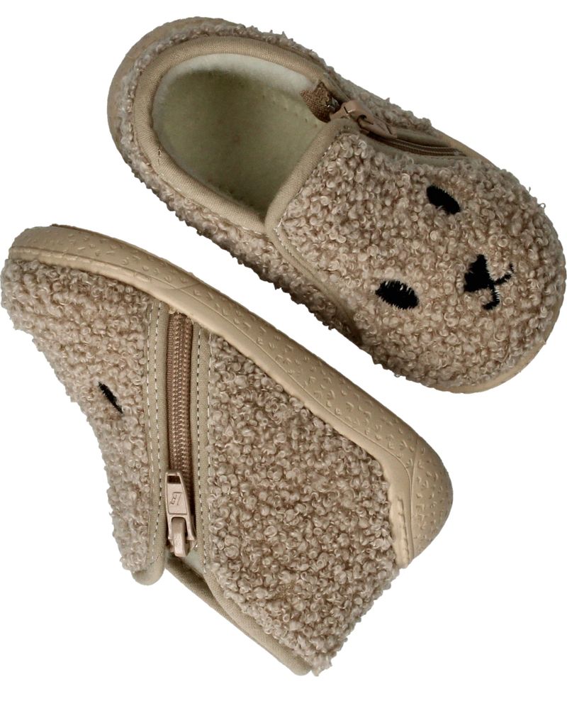 Belizia Pantoffels Beige Meisjes Jongens