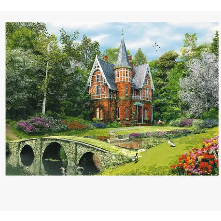 Trefl Holz Puzzle (1000 Teile) - Viktorianisches Haus