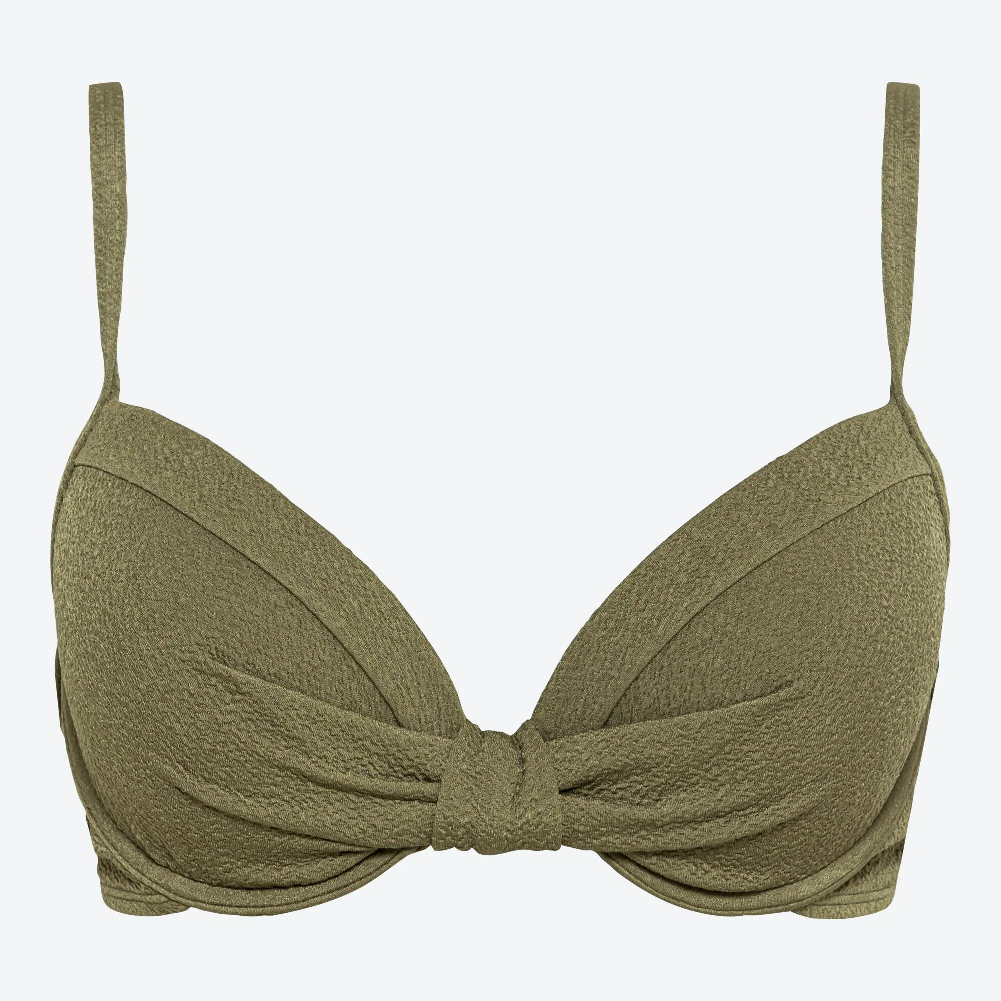 Damen-Bikini-Oberteil mit Jacquard-Design