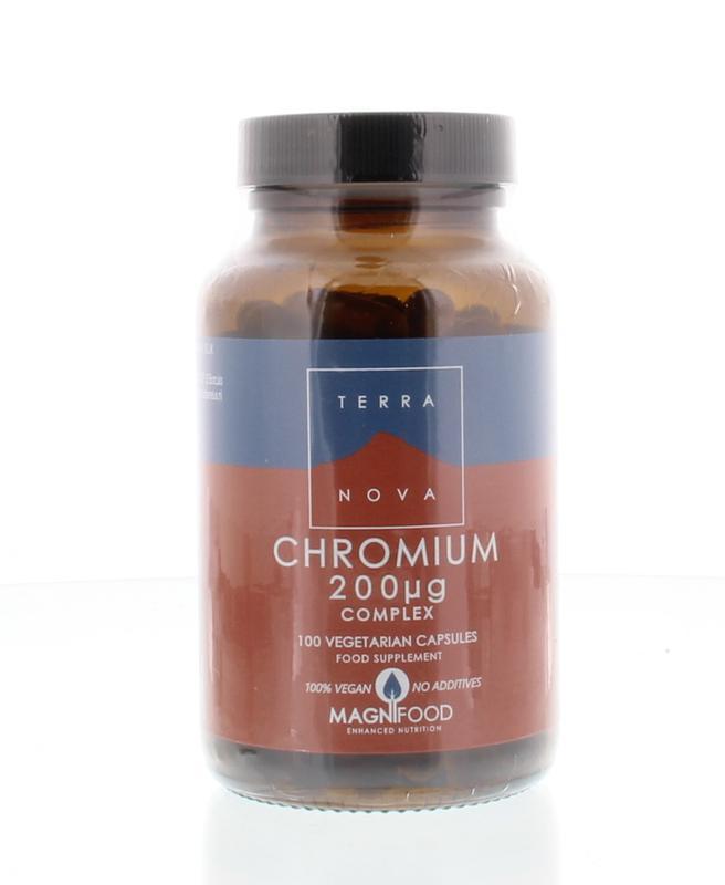 Terranova Chromium 200 mcg complex 100 Capsules