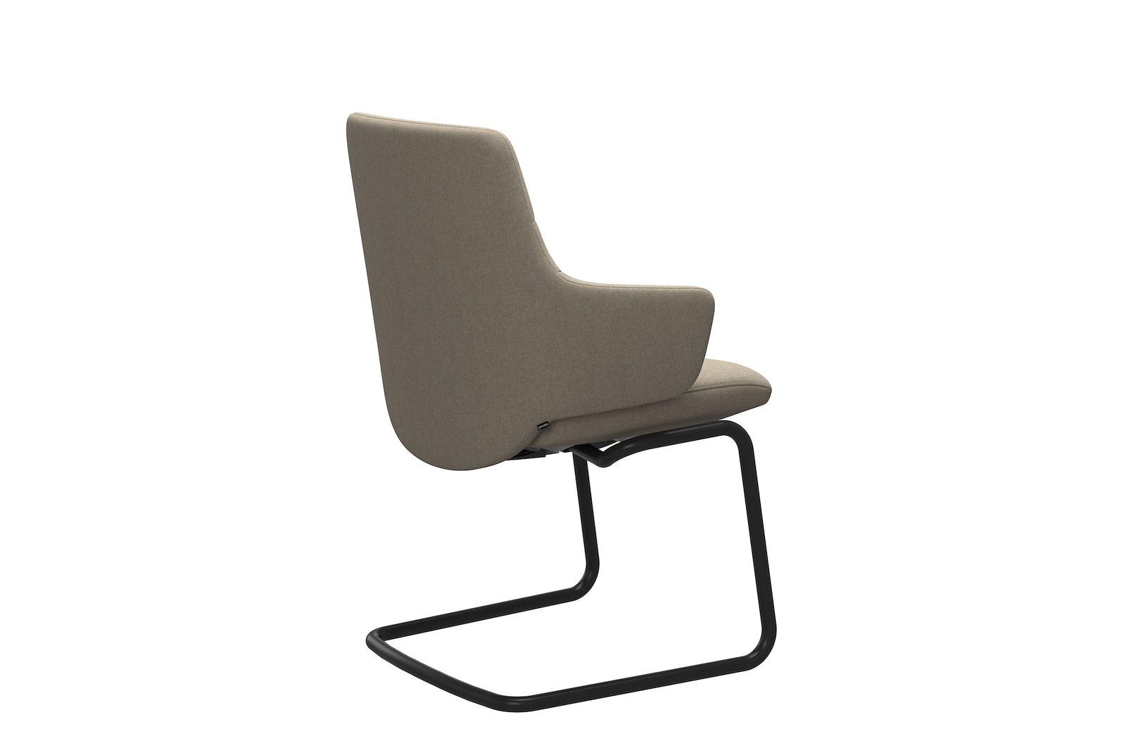 Chilli spisestol Tekstil Calido - Light Beige - Sort