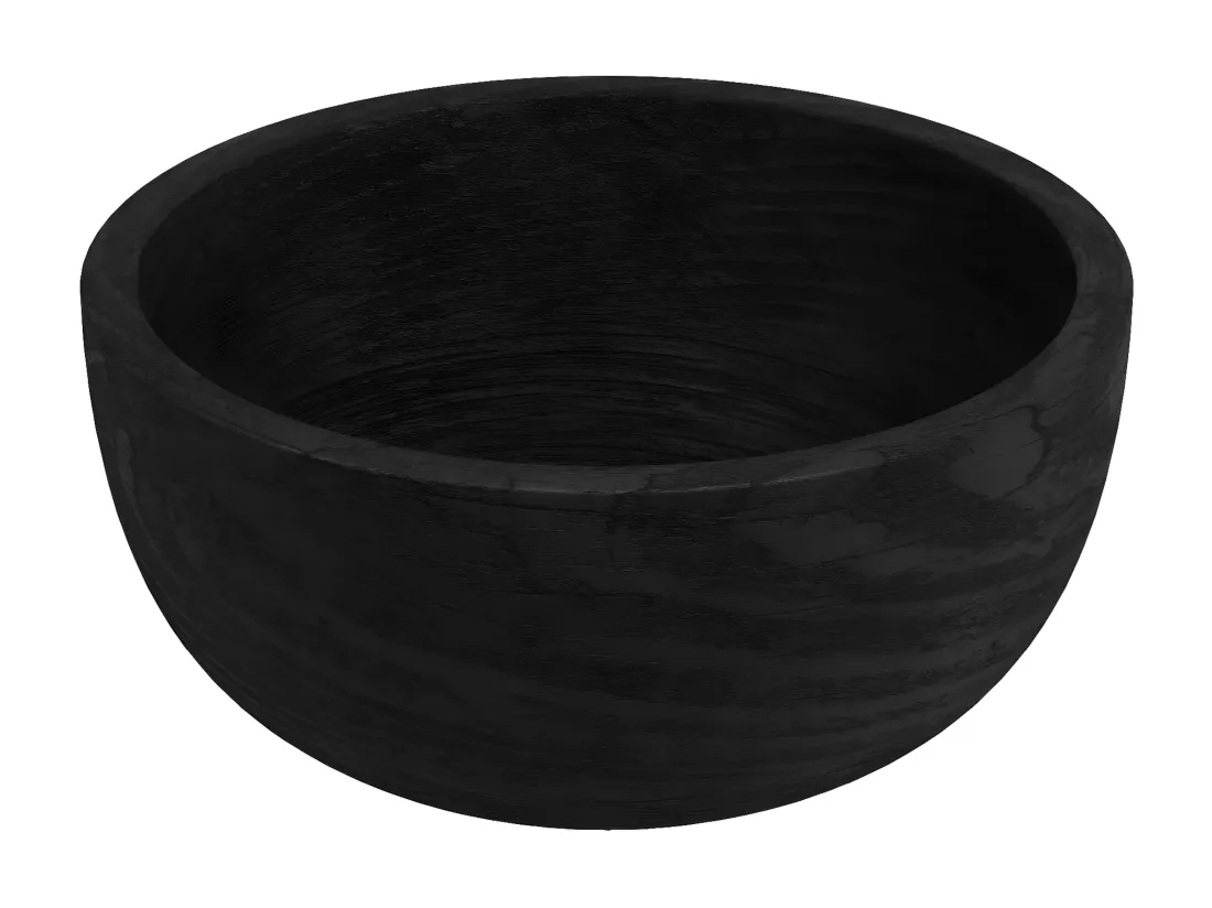 ALBI - Coupelle décorative en bois de paulownia noir