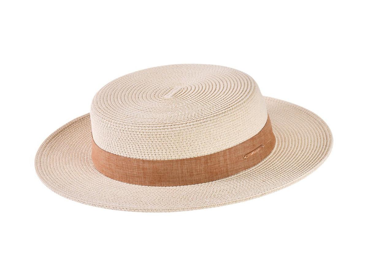 Decopatent Zonnehoed Dames Ø58 cm - Strohoed UV Bescherming