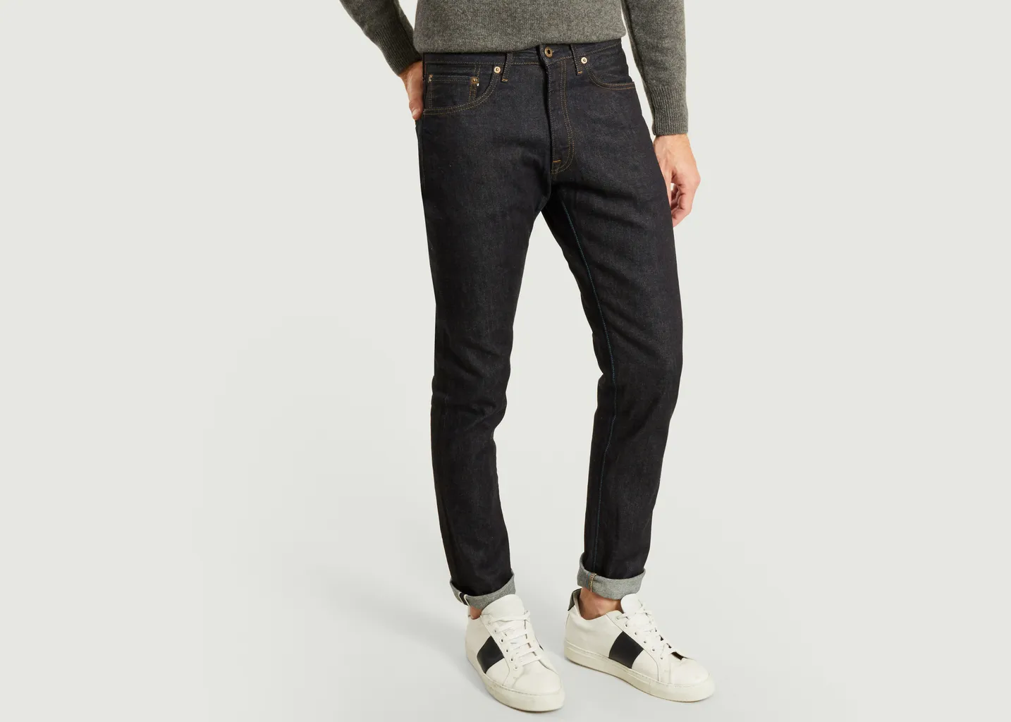 Jean brut stretch tapered J205 Japan Blue Jeans