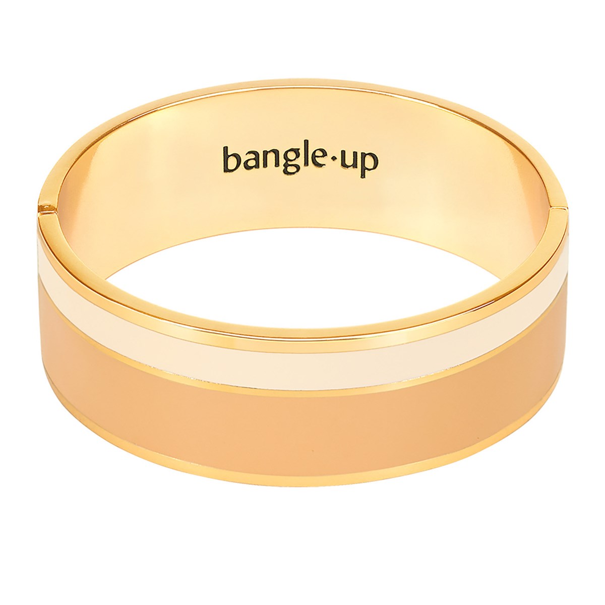 Bracelet Bangle Up Vaporetto camel/blanc sableTaille 2