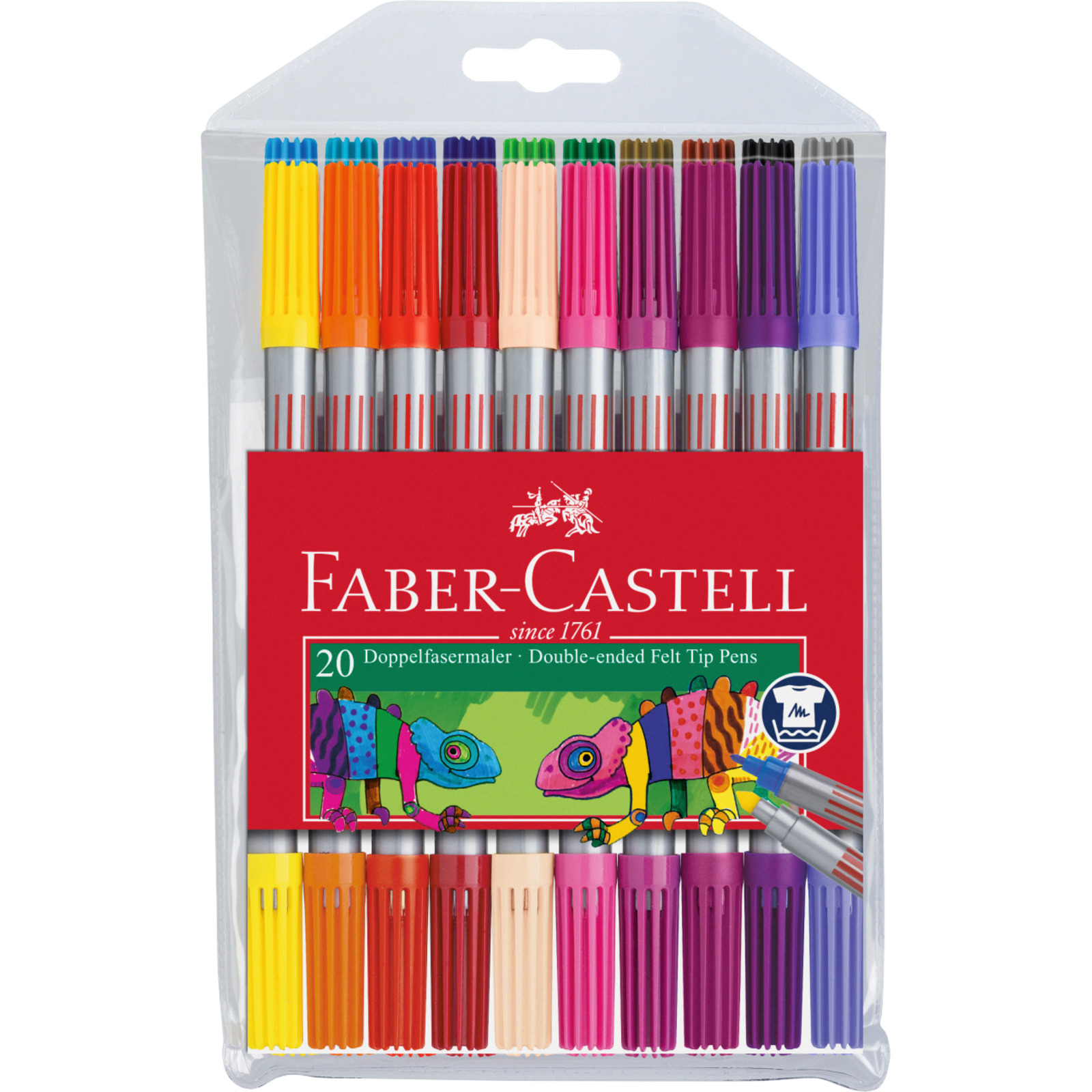 Faber Castell Doppelfasermaler, 20 Stück