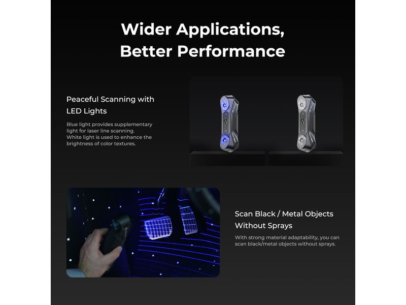Creality 3D-Scanner Raptor Pro 60-fps-Laserscanner