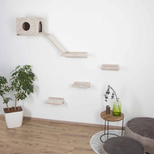 Arranhador de parede para gatos Mont Blanc, bege