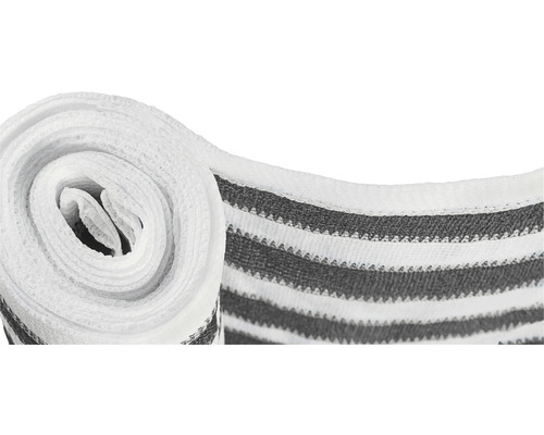 Konsta privacyschermmat, HDPE-weefsel 180 g/m², 5 x 0,9 m, grijswit