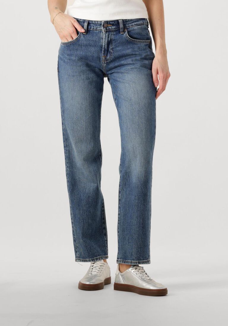 blauwe 7 for all mankind straight leg jeans calie straight jasper