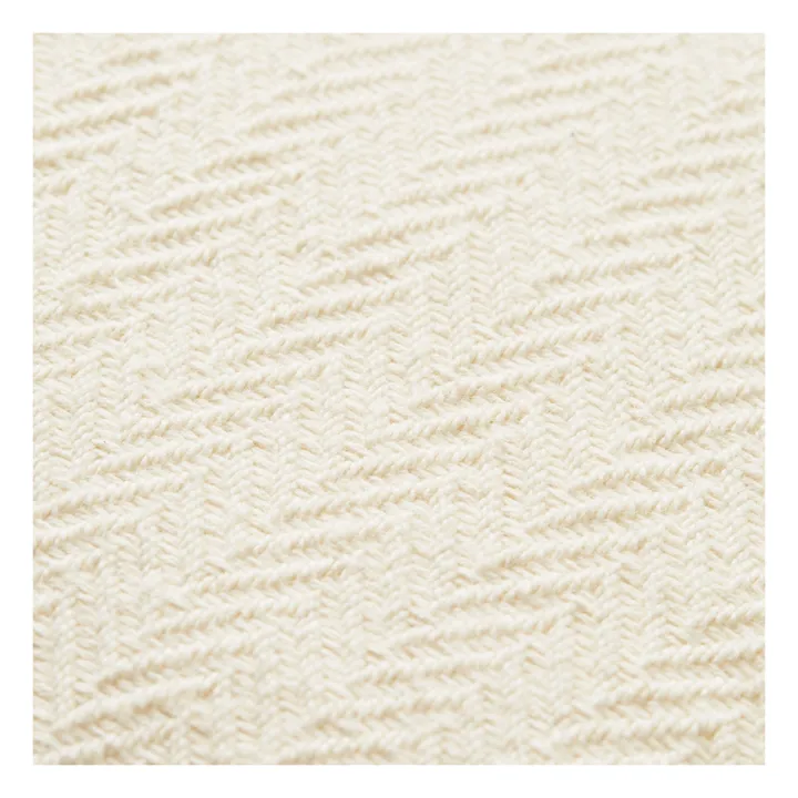 Cam Cam Coussin chevrons | Blanc cassé