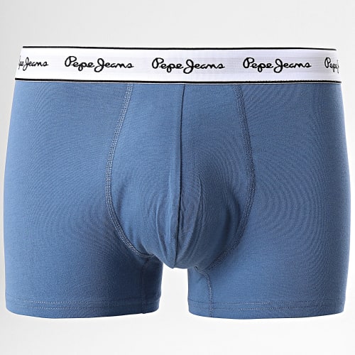 Lot De 3 Boxers PMU11091 Blanc Bleu Clair Bleu Marine
