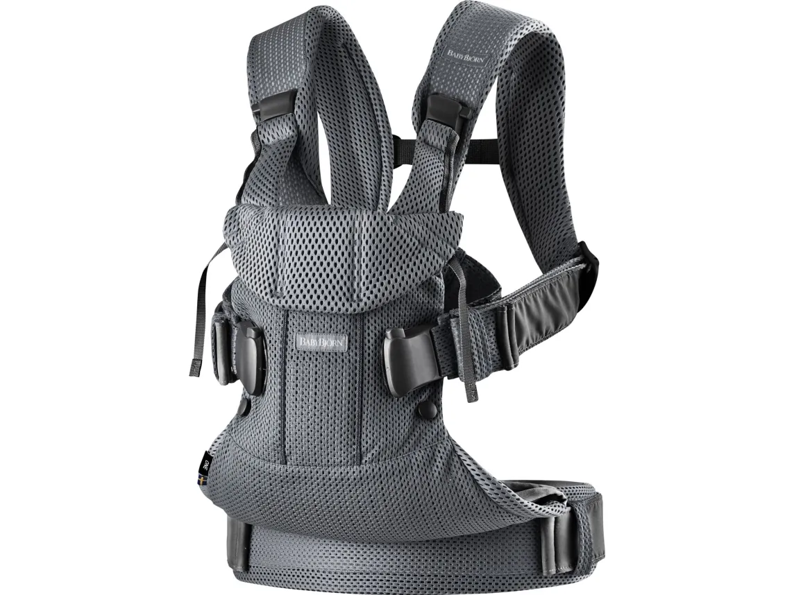 BabyBjorn 098013, Blød babysele, Dreng/Pige, 15 kg, Anthracit, Bomuld, Polyester