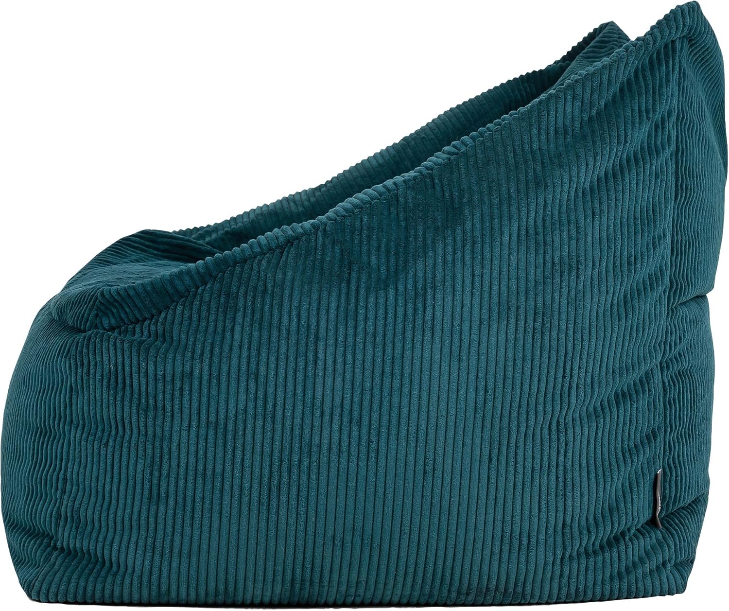Icon Natalia Sitzsack Sessel für Erwachsene, Blaugrün, Flauschiger Cord Stoff, Riesen Sitzsack Cord mit Füllung, Bean Bag Chair, Bequemer Sessel Wohnzimmer, Lounge, Schlafzimmer, Büro