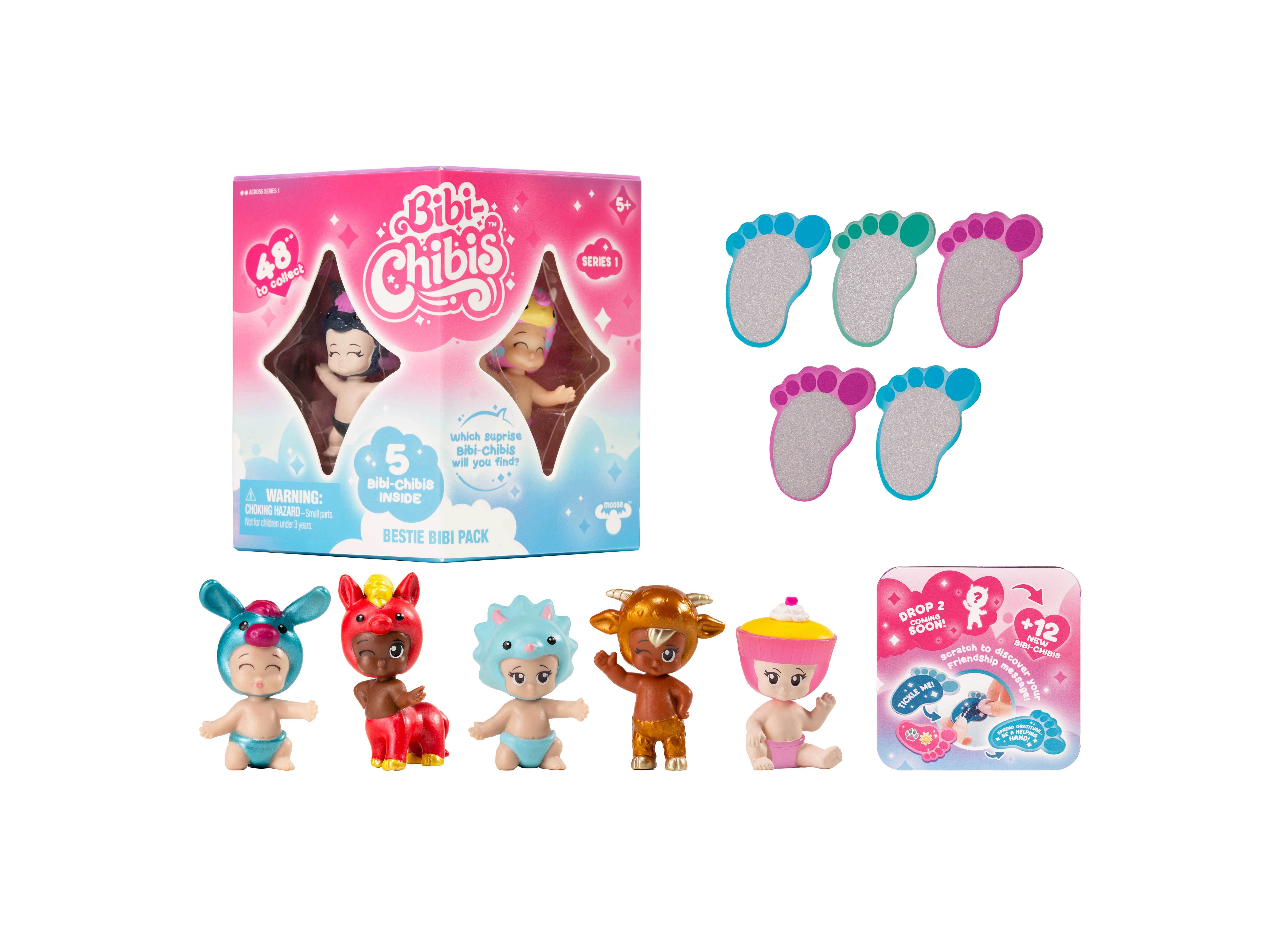 MINI FIGURAS BIBI CHIBIS PACK 5 MODELOS SORTIDOS