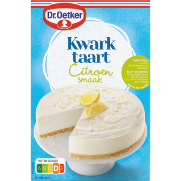 Dr. Oetker Kwarktaart Citroensmaak Bakmix 440 g