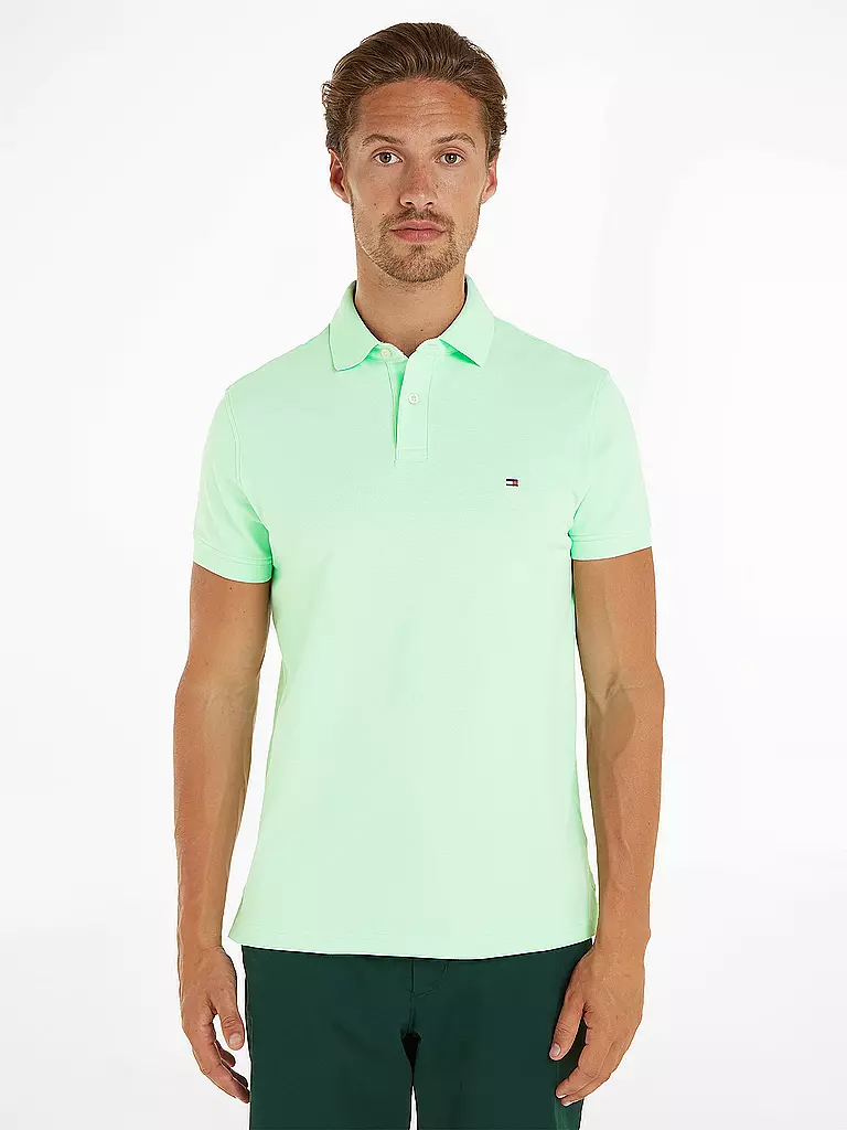 TOMMY HILFIGER Poloshirt hellgrün