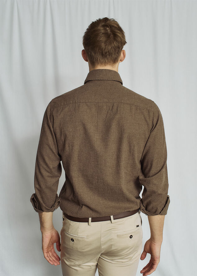 Bruun & Stengade BS Muriel Casual Modern Fit Shirt Brown