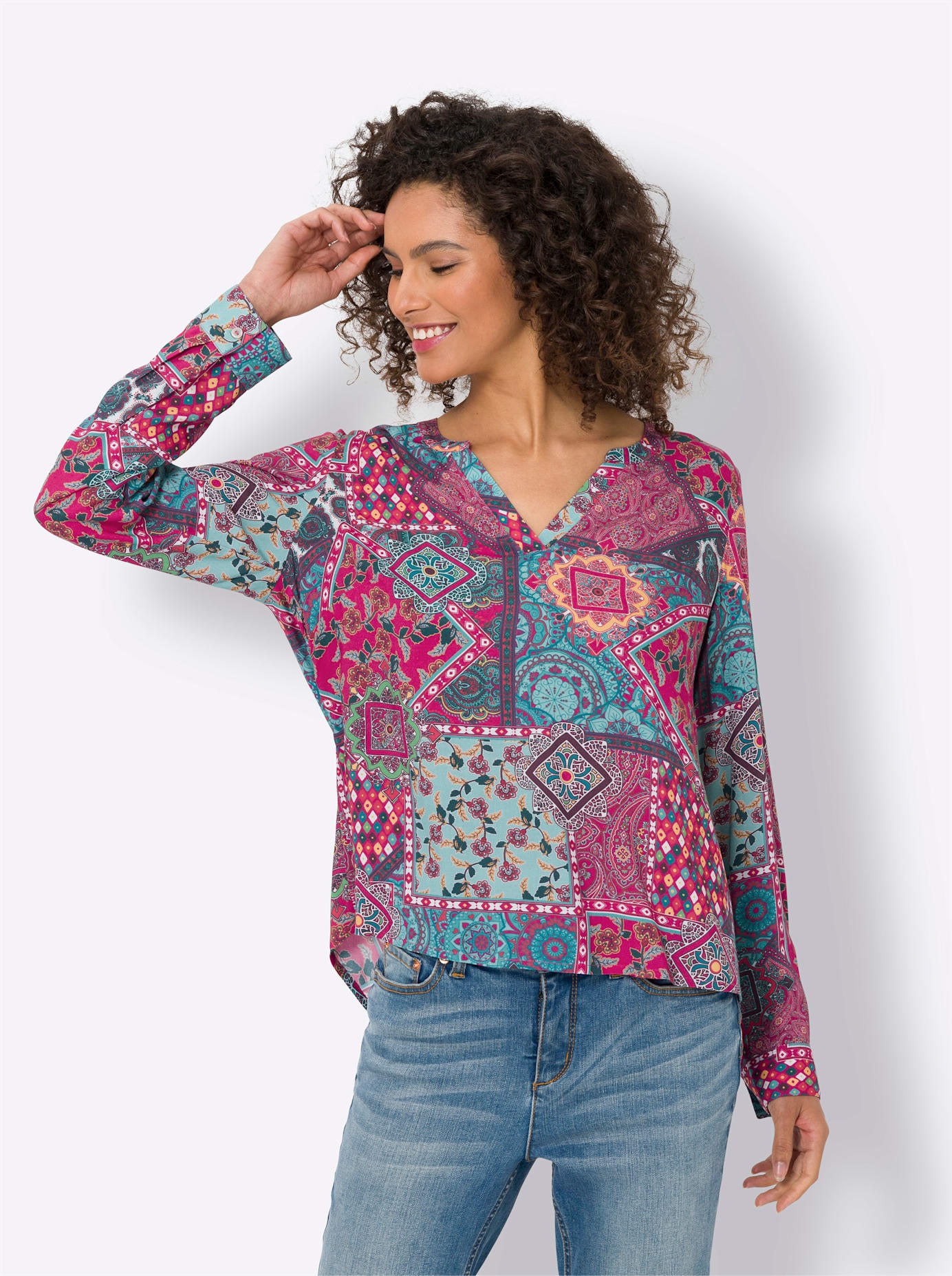heine Druckbluse
