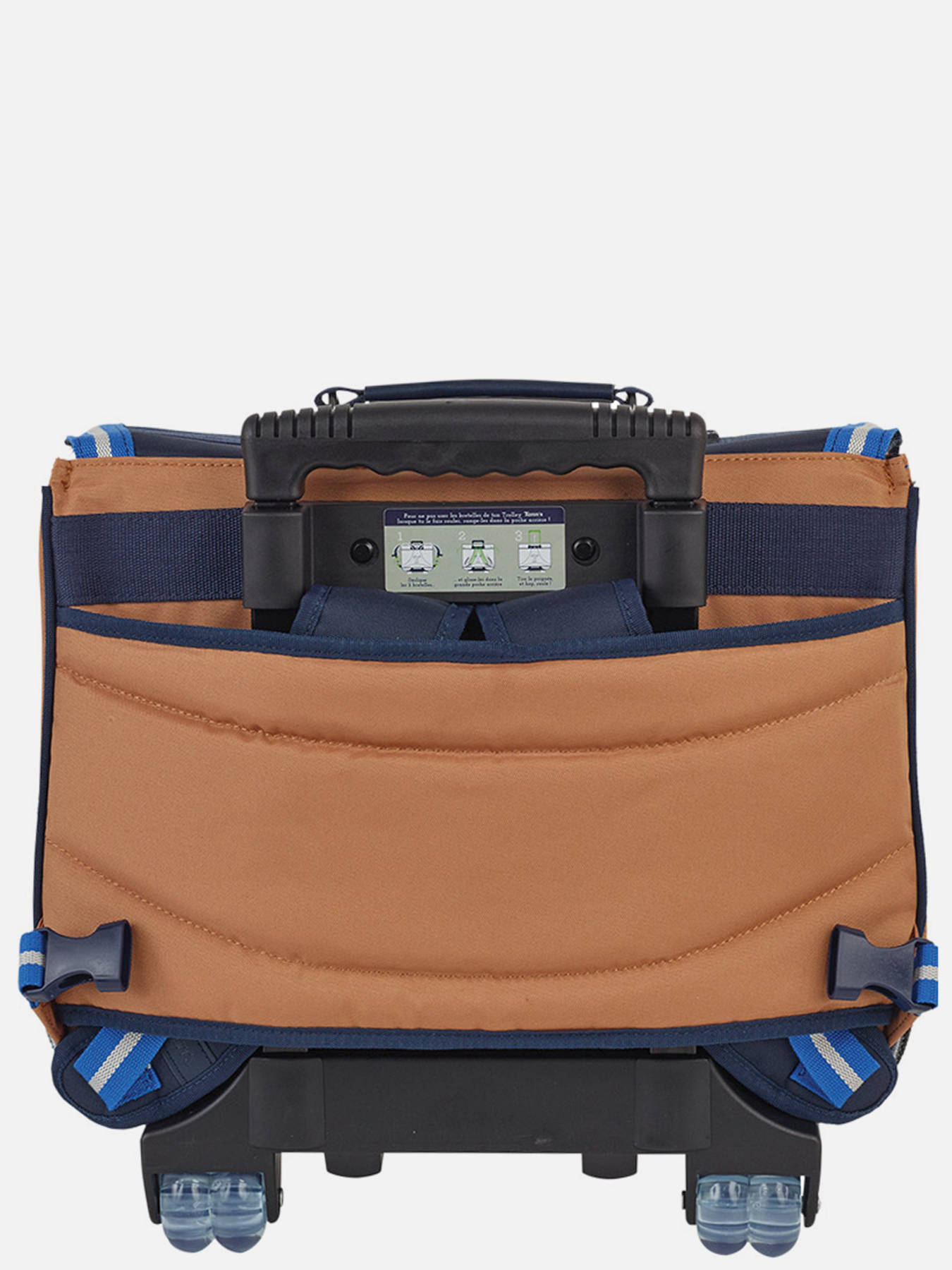 Cartable  roulettes 2 compartiments TANN'S