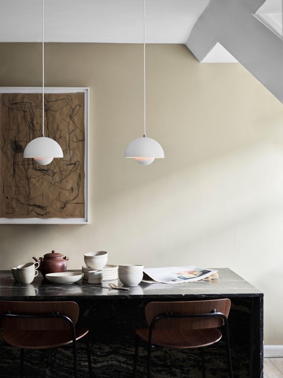 &tradition FlowerPot VP1 hanglamp Ø23 mat zwart