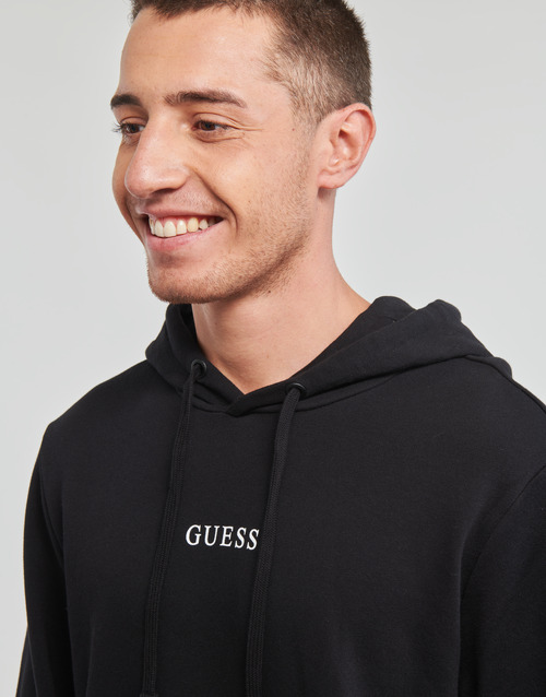 Guess - ROY GUESS HOODIE - Noir