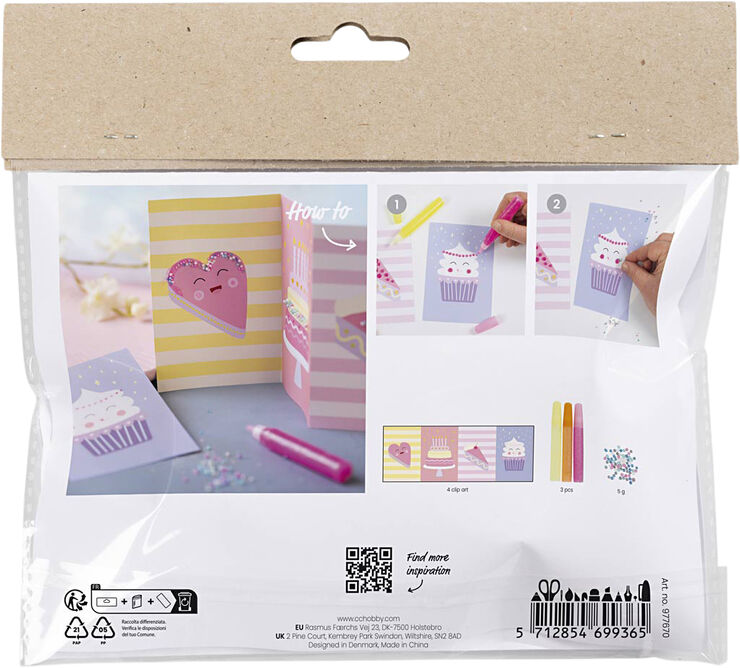 Creativ Company Mini DIY Kit Dekoration, Kager