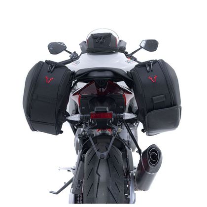 Sacoches cavalières SW-MOTECH PRO BLAZE H AVEC SUPPORT (2 x 20 litres) - Noir