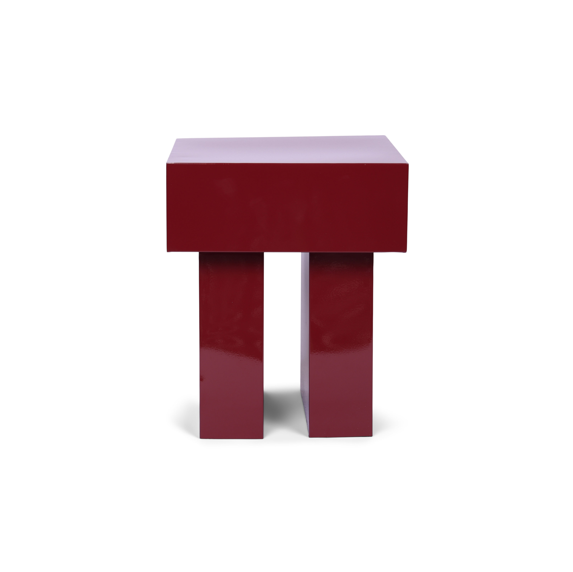 Bijzettafel Trix bordeaux