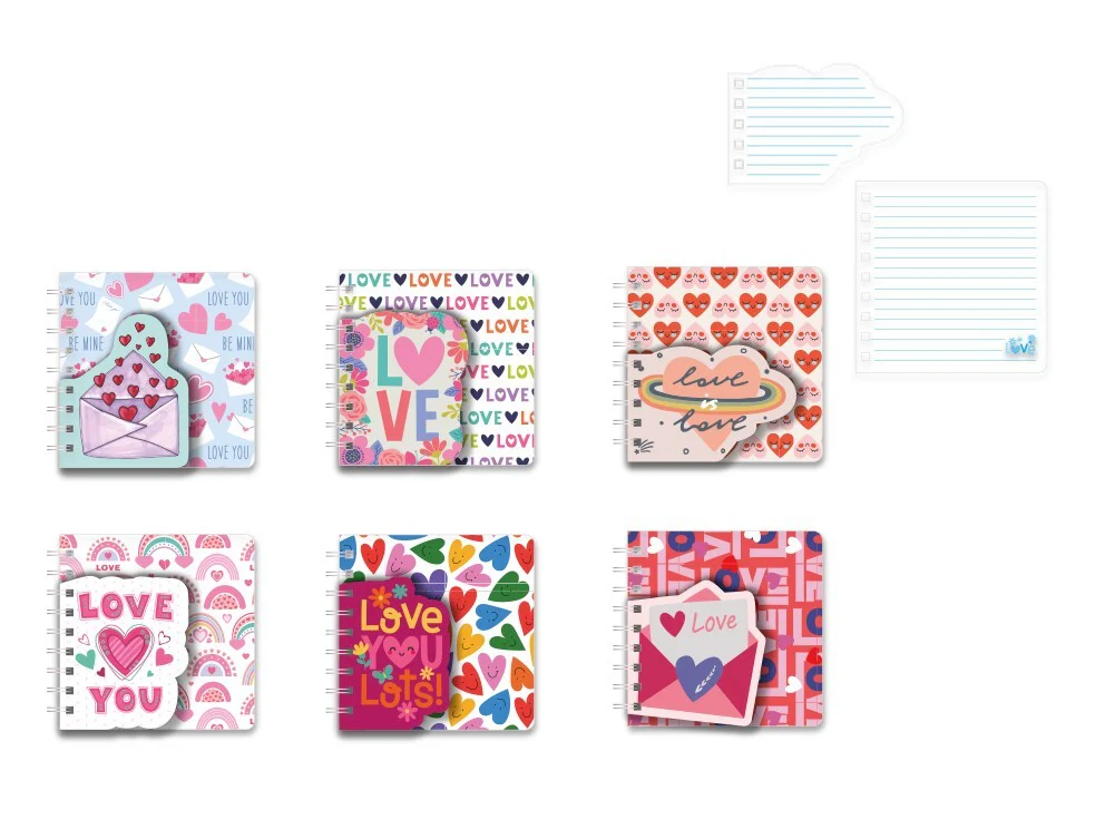 Caderno - Capa Dupla Love Sortido