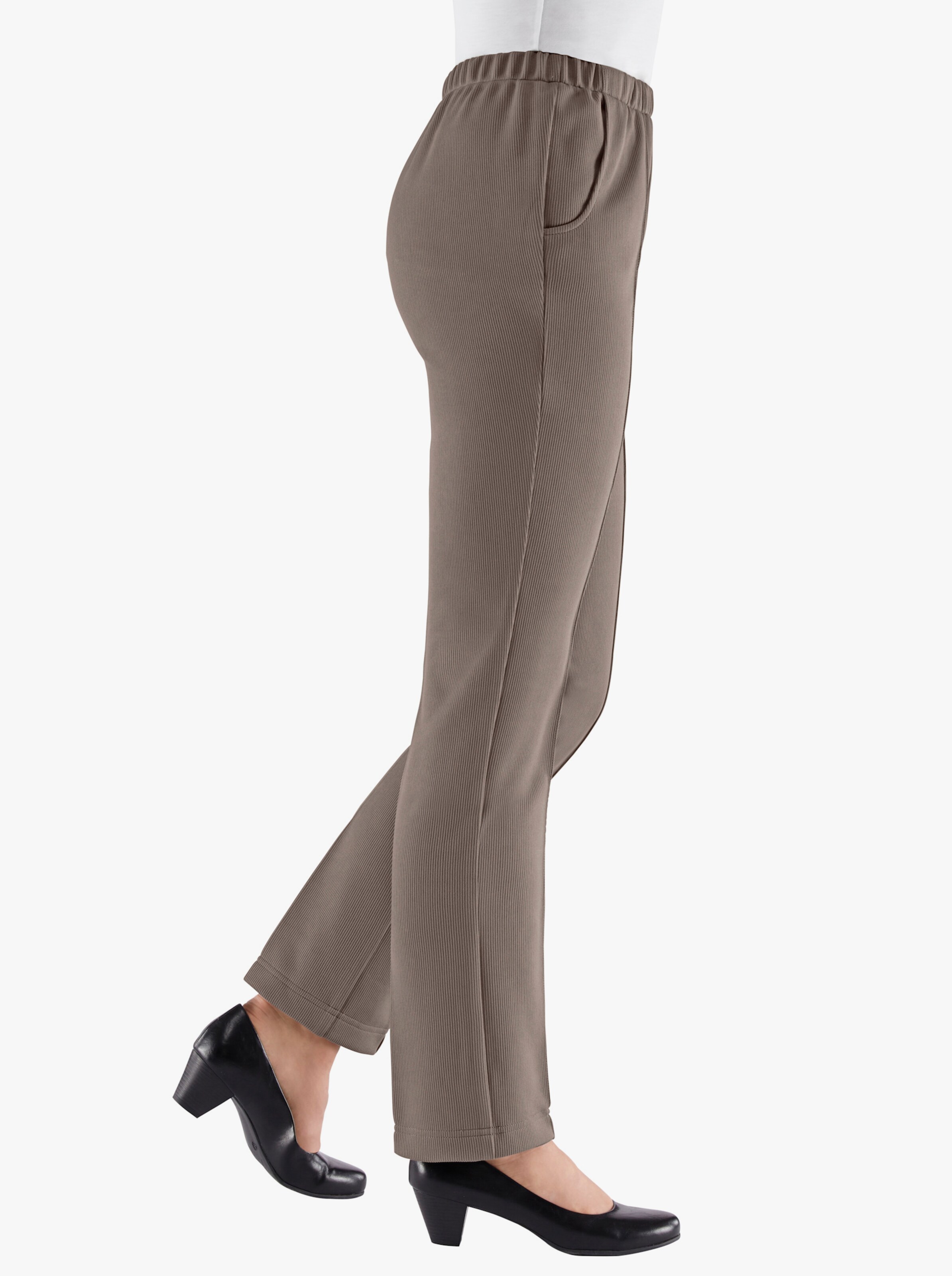 Jerseyhose in Ripp-Qualität