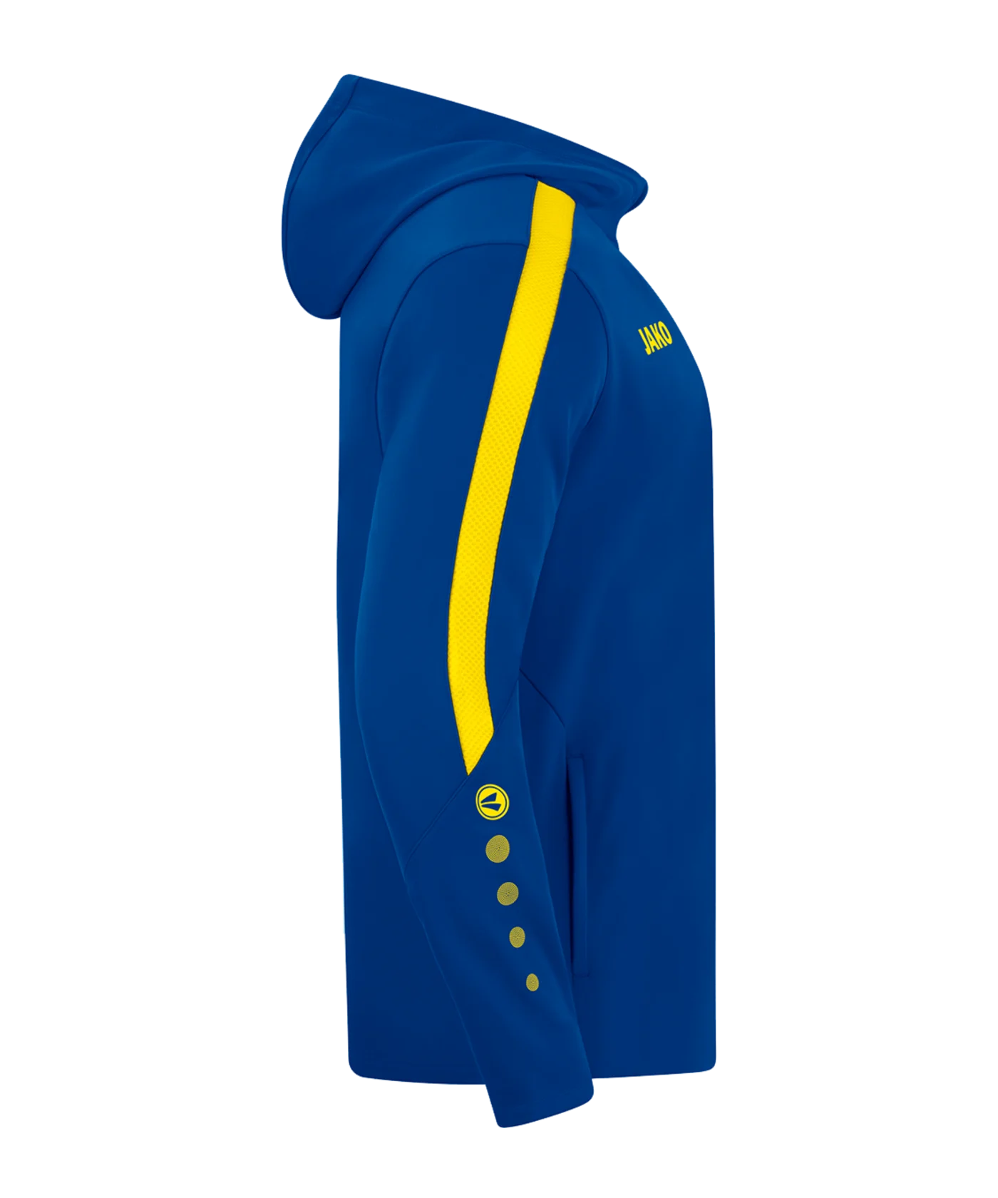 JAKO Power Kapuzenjacke Blau Gelb F404