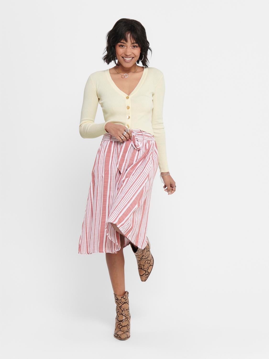 JDYDONNEL Strickjacke Eggnog